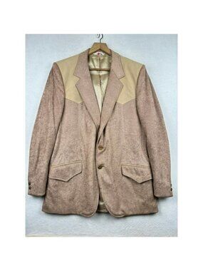 American Craftsmen Blazer Mens XL Western Yoke Sport Coat Vintage